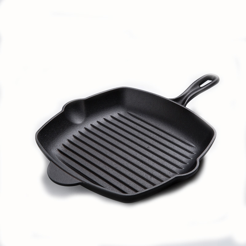 Cheap price Bake Pizza Pan - Cast iron classic pre-seasoned grill pan with 11 inch – Baichu
