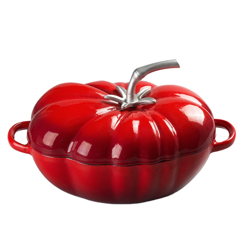 Cast iron enamel Tomato casserole 27cm Featured Image