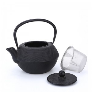 Cast iron teapot set with 0.6/0.8/1.2L