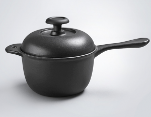 Cast iron enamel saucepan milk pan soup pot