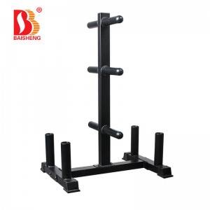 Factory directly supply Fitness Treadmill - Weight Plate and Barbell Tree BS-F-1048S – Baisheng