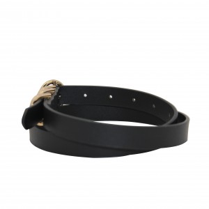 Embellished Belt with Crystal Buckle for Women 15-23663