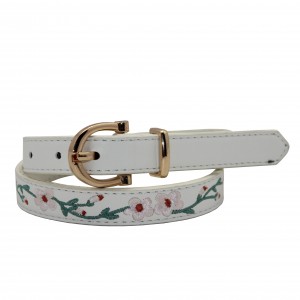 Western Style Cowgirl Belt with Turquoise Accents for Ladies 15-23666