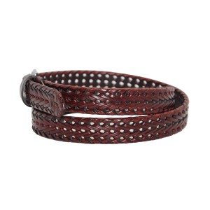 Stylish braided belt with timeless appeal 25-23465