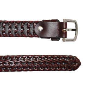 Stylish braided belt with timeless appeal 25-23465