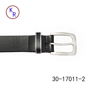 Manufacturer Men Fashion PU Leather Belt with Adjustable Buckle