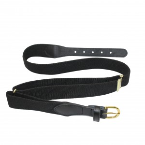 Nice fashion and sense of design children boys and girls black canvas belts with golden buckle wholesale directly for kids 20-22231