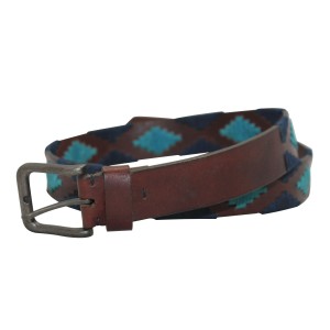 Elegant Equestrian-Inspired Polo Belt with Buckle Closure 35-13019