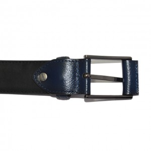 Leather Belt with Unique Woven Pattern