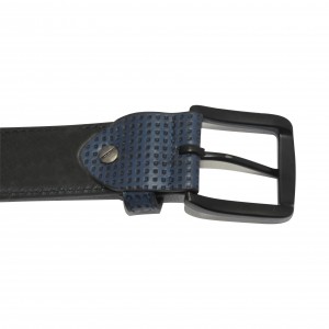 Fashionable Leather Belt with Pearl Accents 35-21024