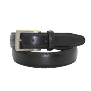 Leather Belt with Intricate Laser Cut Pattern and Tassel Detailing