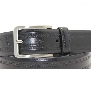 Unique Leather Belt with Distressed Texture
