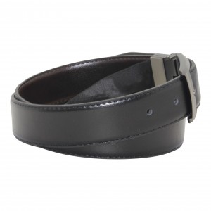 Men Reversible Two-Colors Split Leather Belt Wholesale Custom Men Fashion Jean Trouser Buckle Changeable Belt 35-22165