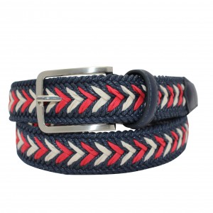High-quality braided belt for a refined style statement 35-23032C