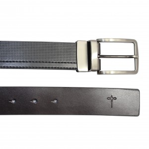 Classic Reversible Belt with Elegant Buckle 35-231003
