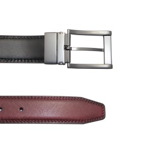 Sophisticated Reversible Belt with Subtle Design 35-23246