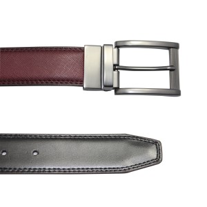 Sophisticated Reversible Belt with Subtle Design 35-23246