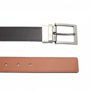 Reversible Belt with a Metallic Finish for a Shiny Look 35-23272