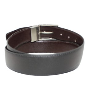 Reversible Belt with a Polka Dot Print for a Playful Look 35-23295