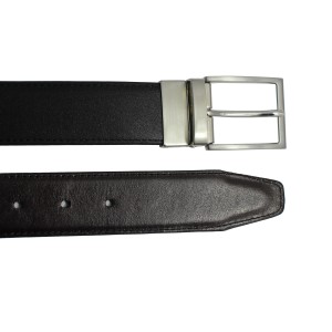Reversible Belt with a Polka Dot Print for a Playful Look 35-23295
