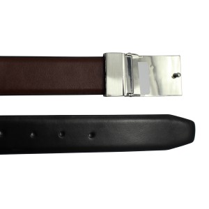 Reversible Belt with a Distressed Denim Finish 35-23297