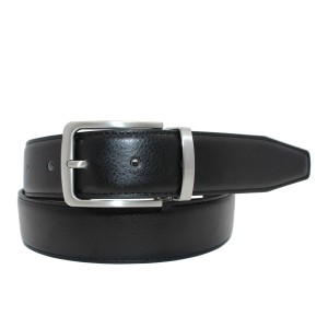 Reversible Belt with a Herringbone Pattern for a Classic Look 35-23309