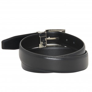 Wide Reversible Belt with a Decorative Buckle 35-23427
