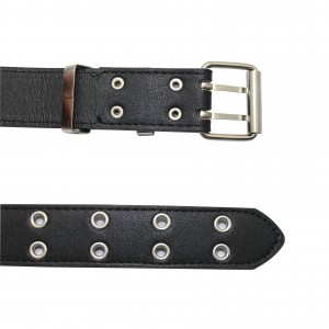 Vintage-Inspired Wide Belt with Buckle Detail for Women 35-23521