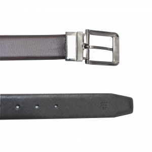 Sophisticated Reversible Belt with Vintage-inspired Design  35-23999