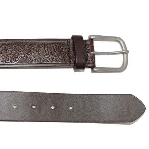 Western Buckle Jeans Belt with a Cowboy Hat Buckle 40-23398