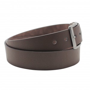 Sleek Brown Leather Belt for Classic Jeans 40-23547B