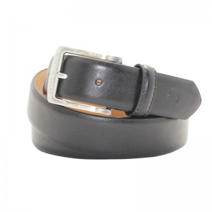 High Quality Classic Men’s Noir Casual Belt With Silver Pin Buckle 35-122171