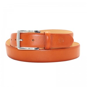 High Quality Classic Men’s Noir Casual Belt With Silver Pin Buckle 35-122171