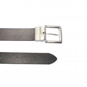 Reversible Belt with a Plaid Design for a Preppy Look 35-23269
