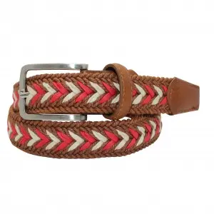 A braided belt is a great option