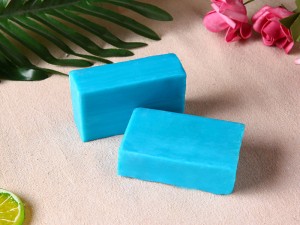 laundry soap by hand washing ,lemon scent soap,200g blue color wholesale price,factory soap