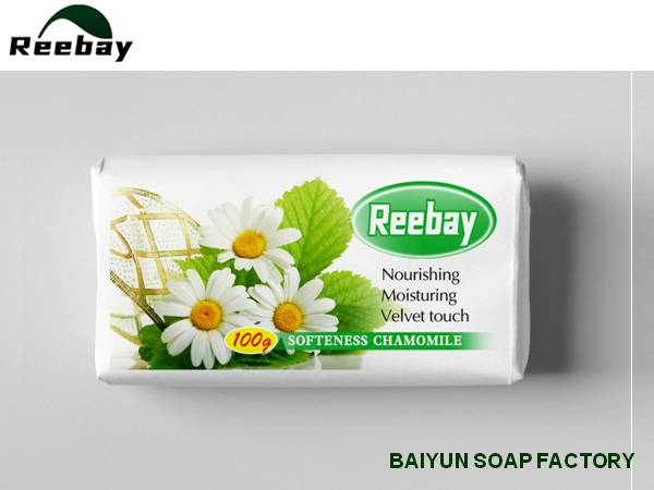 Chinese wholesale Lemon Soap For Skin Lightening - Wholesale Reebay moisture chamomile toilet soap bath soap – Baiyun