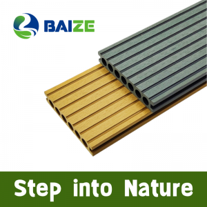 External Wind Resistance WPC Flooring Used on Personal Garden