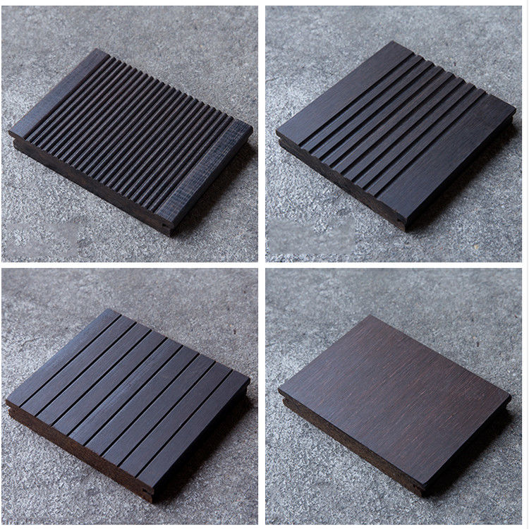 18mm Thickness Bamboo Wood Panels Charcoal Surface Treatment For Outdoor Decking Featured Image