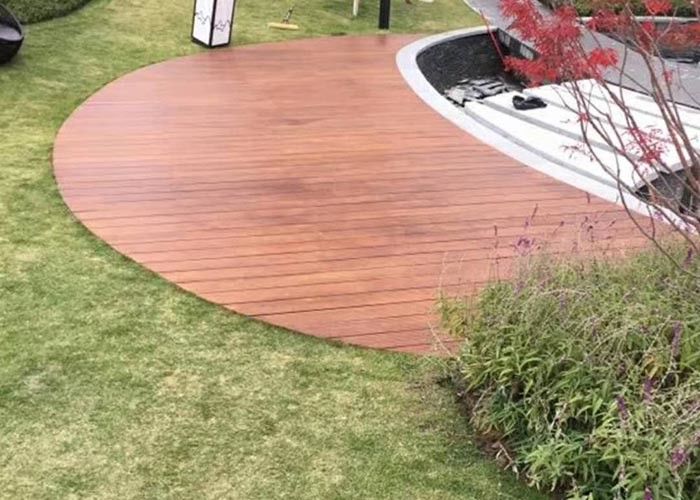 Non Skid Bamboo Outdoor Wood Tile , Outdoor Deck Flooring With Multilayer Featured Image