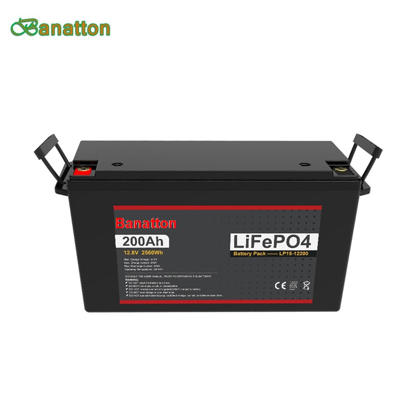 Banatton Long life 12.8V lithium-ion battery 12V 100ah 200ah lithium lifepo4 batteries Featured Image