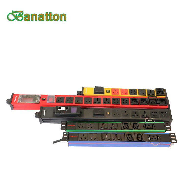 Banatton Basic Mining PDU 12 ports C13 15A 10A each outlet 10A-160A Power Distribution Units for Mining and Data Center