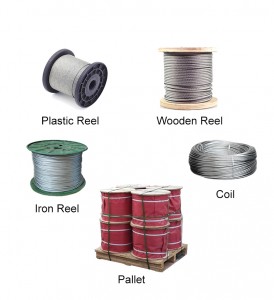 Fiber core 6×7+FC  6×19+FC 6×12+FC Galvanized Steel wire rope