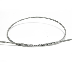 Galvanized steel wire rope 7*7 1.5mm 2.0mm 3.0mm Clothesline rope control cable