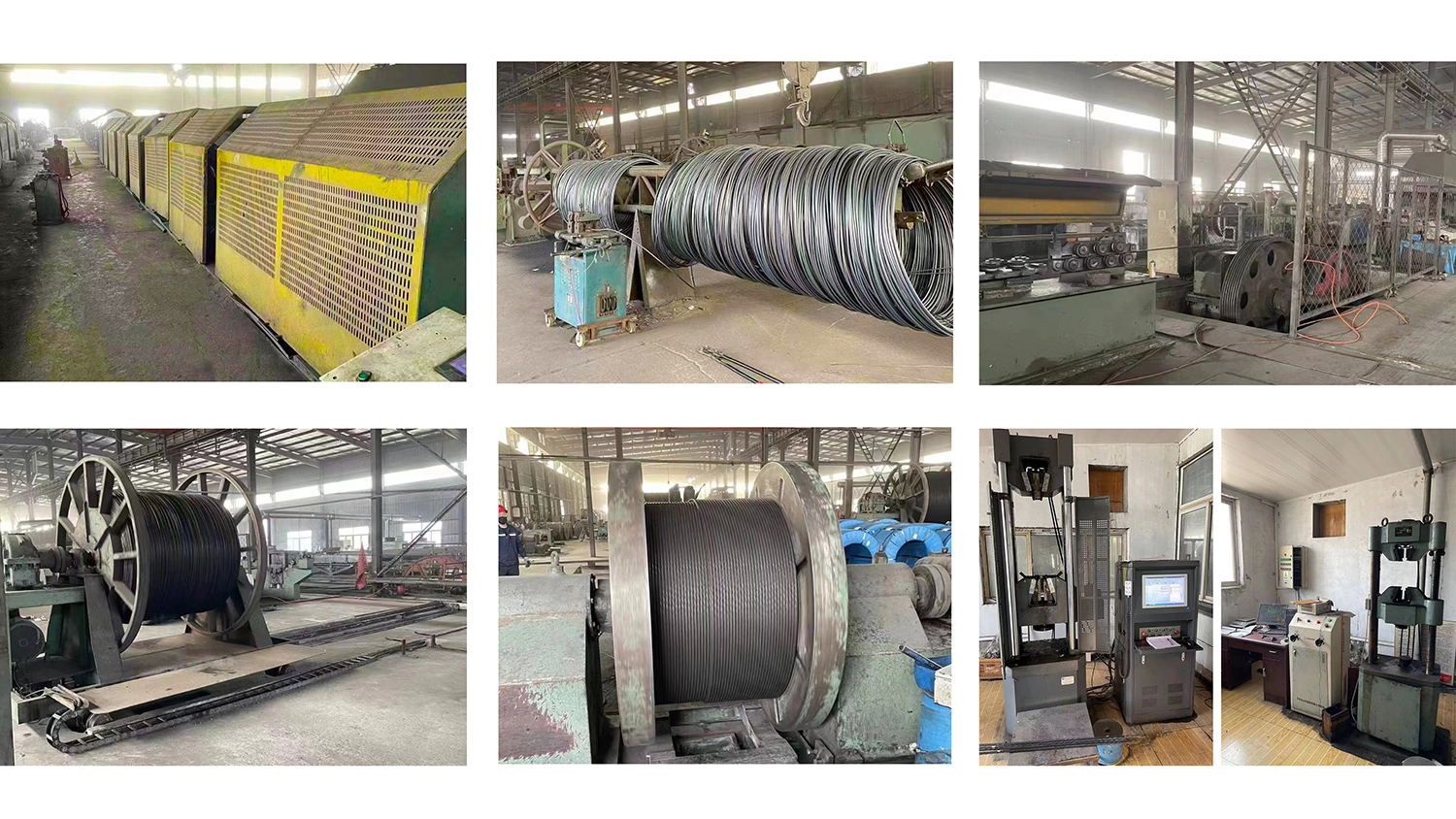 Introduction of steel strand production and testing equipment
