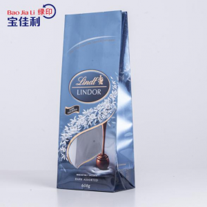 Factory directly Liquid Stand Up Pouch With Spout - Paper plastic laminated box bottom pouch – Baojiali