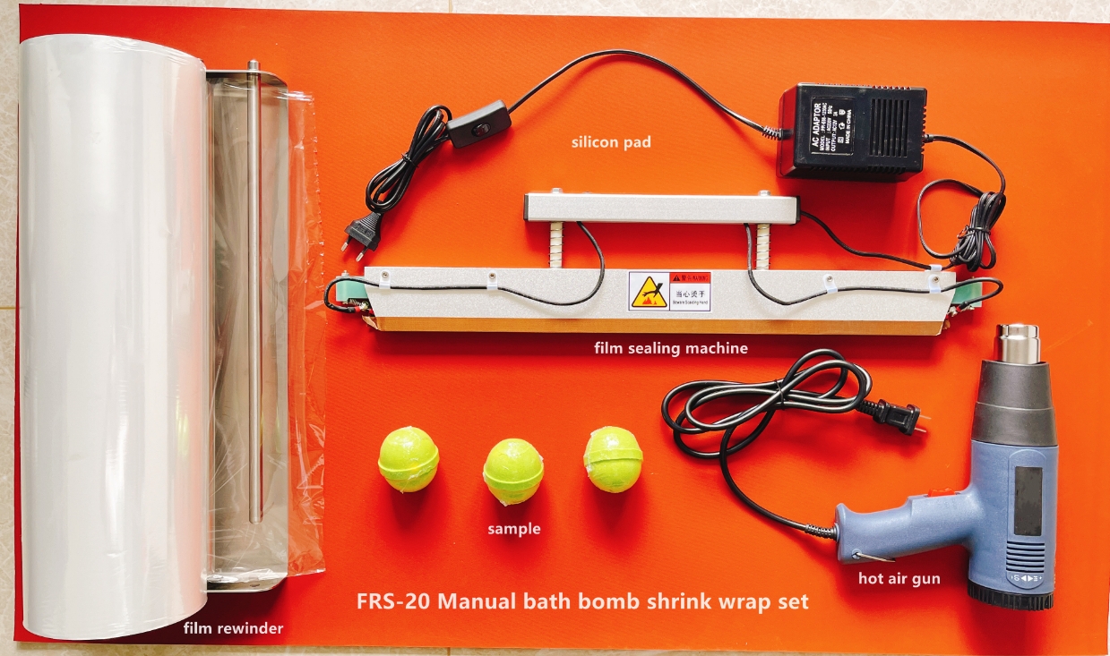 FRS-20 Ձեռնարկը Bath Pinball Salt Shrink Packaging Machine Set