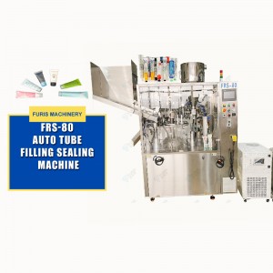 Máquina de enchimento e selagem de tubos de loção automática FRS-80/60/50/40