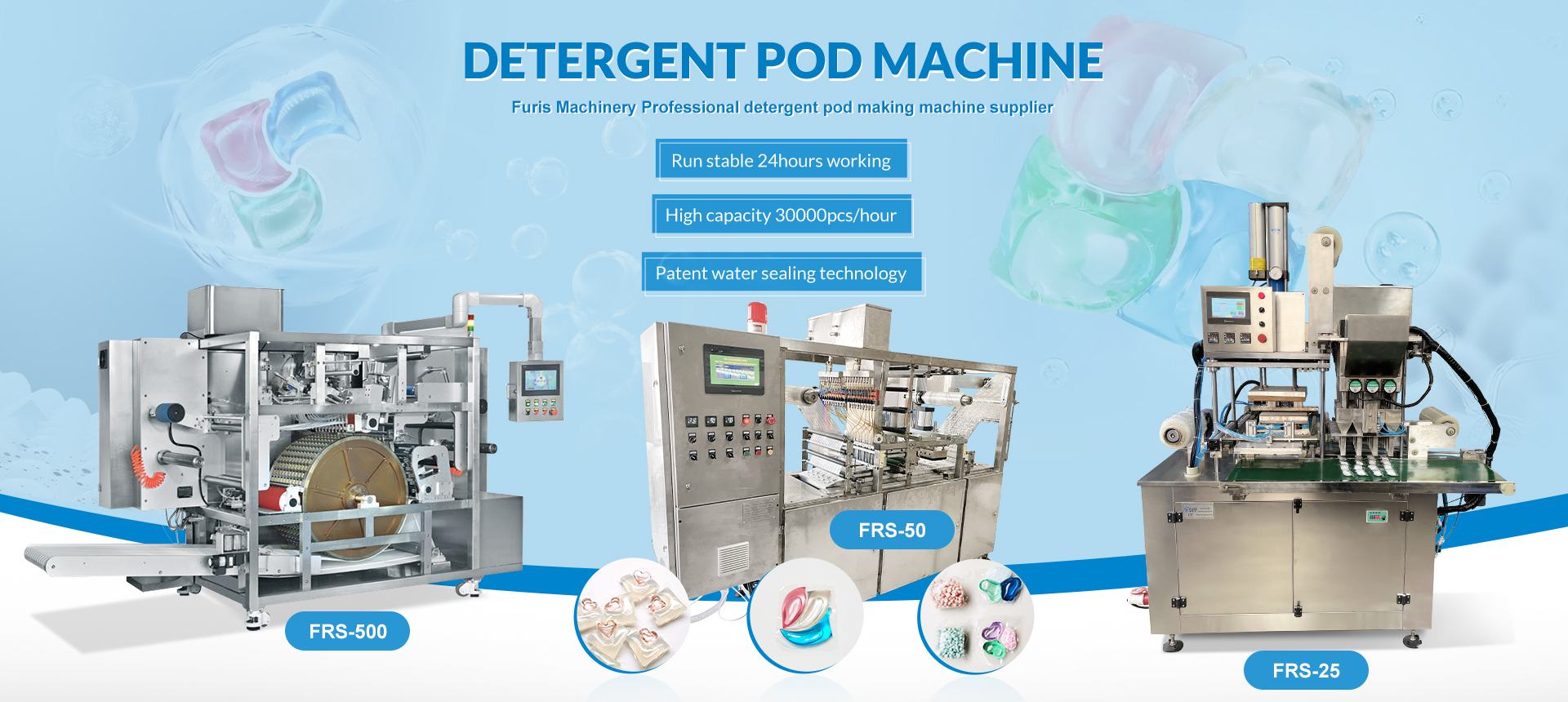 detergent pod machine
