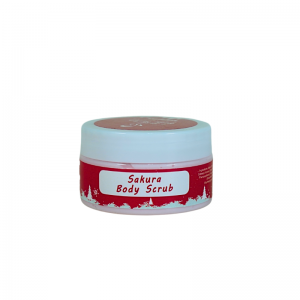 Exfoliating Sakura Scrub with Moisturizing Shea Butter – Gentle Exfoliation and Skin Hydration,  Ideal for Skin Cleansing and Rejuvenation